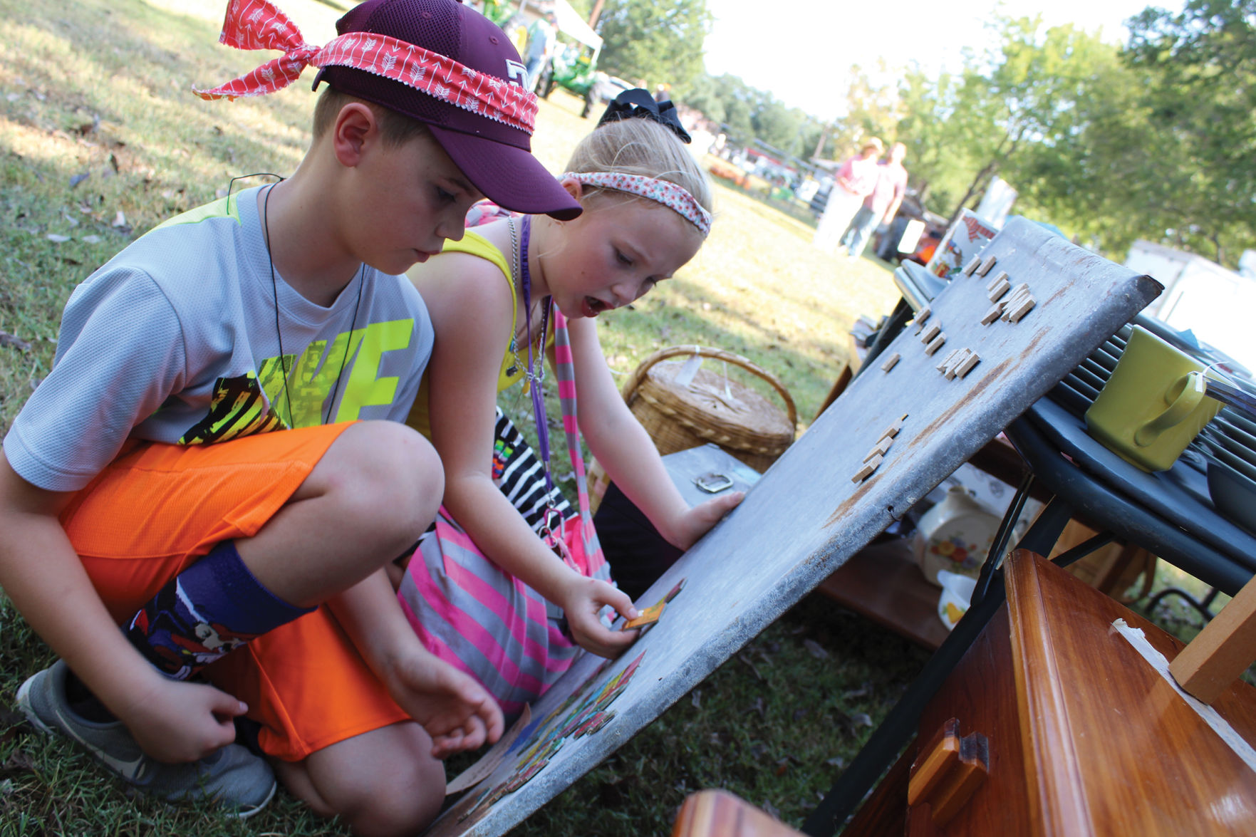Vintage garden market attracts 400+ visitors to poor farm